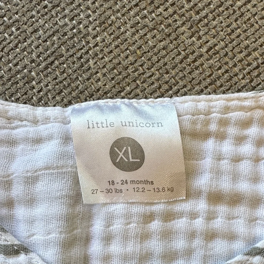 Little unicorn muslin sleep sack XL 18-24 mo - Picture 2 of 2